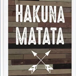 Chaka Chaundh Multicoloured Synthetic Wood Wall Art image 1