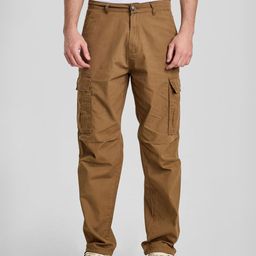 Snitch Men Relaxed Fit Mid-Rise Cotton Cargos-picture-38