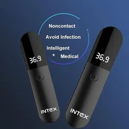 MCP Intex Thermoking Fever Thermometer, Medical Infrared Forehead For Children And Adults Thermoking Thermometer (White) image 2