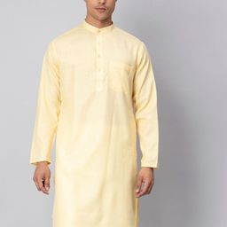 NEUDIS Mandarin Collar Pure Cotton Straight Kurta-picture-23