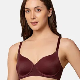 Triumph Women Maroon Bra-image-29