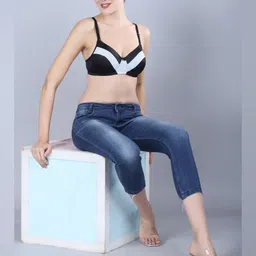 Herryqeal Striped Full Coverage Lightly Padded Everyday Bra With All Day Comfort-picture-11