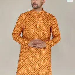 FUBAR Men Floral Thread Work Kurta-picture-33