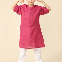 Fabindia Boys Mandarin Collar Kurta-picture-29
