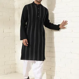 Fabindia Men Thread Work Kurta image 1
