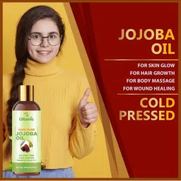 Oilanic Set Of 3 Pure Jojoba Hair & Scalp Massage Oil - 100 ml Each image 3