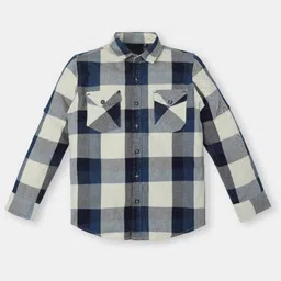 Infinity Boys Checked Casual Shirt image 4