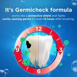 Pepsodent Germicheck Anti Cavity Mint Flavour Toothpaste For 12Hr Cavity Protection - 200g image 5