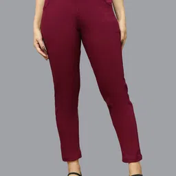 Valles365 by S.C. Pack Of 2 Plus Ankle Length Woolen Leggings image 5