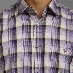 Louis Philippe Sport Men Slim Fit Checked Casual Shirt image 4