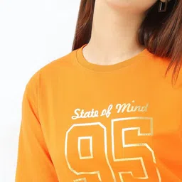 Kraus Jeans Women Printed Slim Fit T-shirt image 3