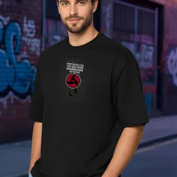 KAIDO Men Printed Drop-Shoulder Sleeves T-shirt-picture-57