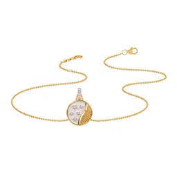 CANDERE A KALYAN JEWELLERS COMPANY 18Kt Gold Skyla Star Over Moon Diamond Pendant - 5.30 image 5