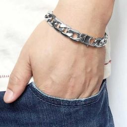 J.S ENTERPRISES Stainless Steel Link Bracelet-picture-5
