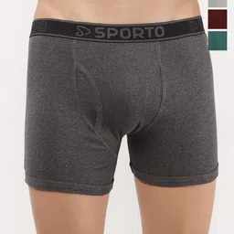 Sporto by Macho Men Pack Of 4 Assorted Short Trunks Sprto_M1030-A1-G1-M1-Prt1-L-picture-1