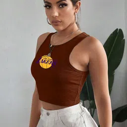 TABADTOD Print Crop Top image 3