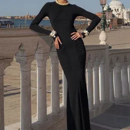 LULU & SKY Bodycon Maxi Dress-picture-51