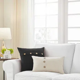 Khooti Black Square Cushion Covers image 2