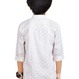 MADE IN THE SHADE Unisex Kids Floral Printed Casual Shirt image 4