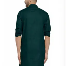ANUJ FASHION Men Solid A-Line Kurtas image 2