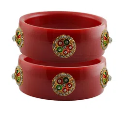 Vidhya Kangan Women Red Bangle-picture-50