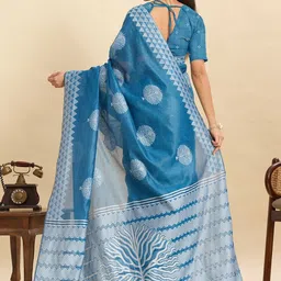 Kalista Zari Silk Blend Saree image 4