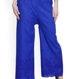 SRISARAS Women Regular Fit Mid-Rise Trousers-image-75