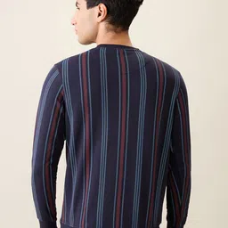 Parx Men Printed Round Neck Long Sleeves Pullover Sweatshirt image 4