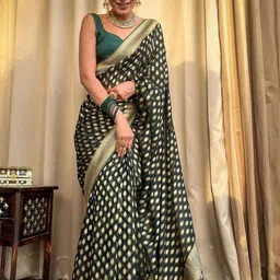 Vidula Fashion Woven Design Zari Banarasi Saree image 4