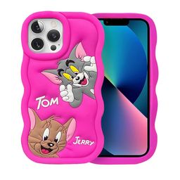CASE CREATION Cartoon Characters Printed iPhone 14 Pro Back Case Mobile Accessories-picture-27