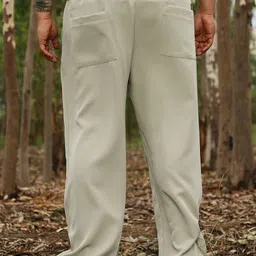 Instafab Plus Men Plus Size Comfort Relaxed Chino Trousers image 3
