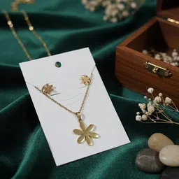 FIMBUL Gold-Plated Antique Jewellery Set image 4