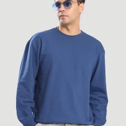 Bene Kleed Men Round Neck Drop shoulder Pullover Sweatshirt-image-77