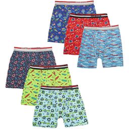 Lux Cozi Boys Pack Of 6 Printed Pure Cotton Long Trunk BIGSHT_BOY_LONG_PRT_OE_TRNK_AST_6PC-picture-26
