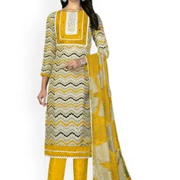 Maroosh Geometric Embellished Unstitched Dress Material-image-4