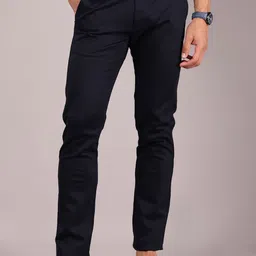 V-Mart Men Regular Fit Mid-Rise Chinos Trousers-image-78