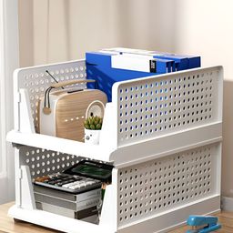 RUBOXA White Set of 2 Regular Multi-Utility Organisers-picture-24