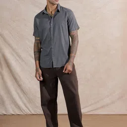 WROGN Comfort Slim Fit Spread Collar Shirt-picture-34
