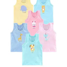 DESNUDA Kids Pack of 6 Cotton Vest-picture-36