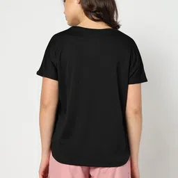 Performax Women Floral Printed Crew Neck Boxy T-shirt image 5