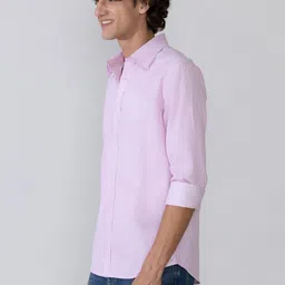 Espanshe Men Relaxed Striped Casual Shirt image 3