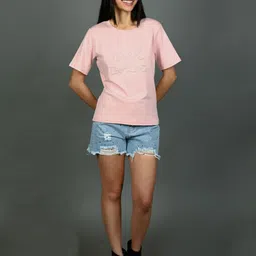 ODETTE Women Jersey Beaded Top-image-27