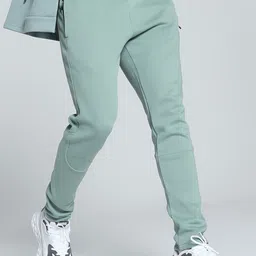 Puma Men Evostripe Pure Cotton Slim Fit Mid Rise Pants-image-6
