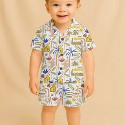 Anneca Boys Printed Shirt with Shorts-picture-31
