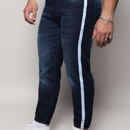 Instafab Plus Size Men Jean Relaxed Fit Light Fade Cotton Jeans-picture-44