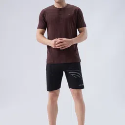 Park Avenue Men Typography Printed Mid-Rise Cotton Short image 3