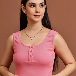 JAKANARY Women Ribbed Fitted Crop Tank Top-picture-28