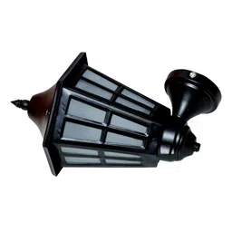 KINIS Black & White Textured Metal Frustum Shaped Wall Lamp image 2