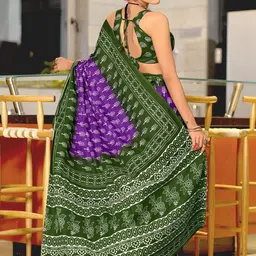 KALINI Ethnic Motifs Pure Cotton Saree image 4