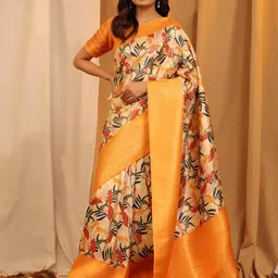 Silk Land Floral Woven Design Zari Kanjeevaram Saree-picture-25